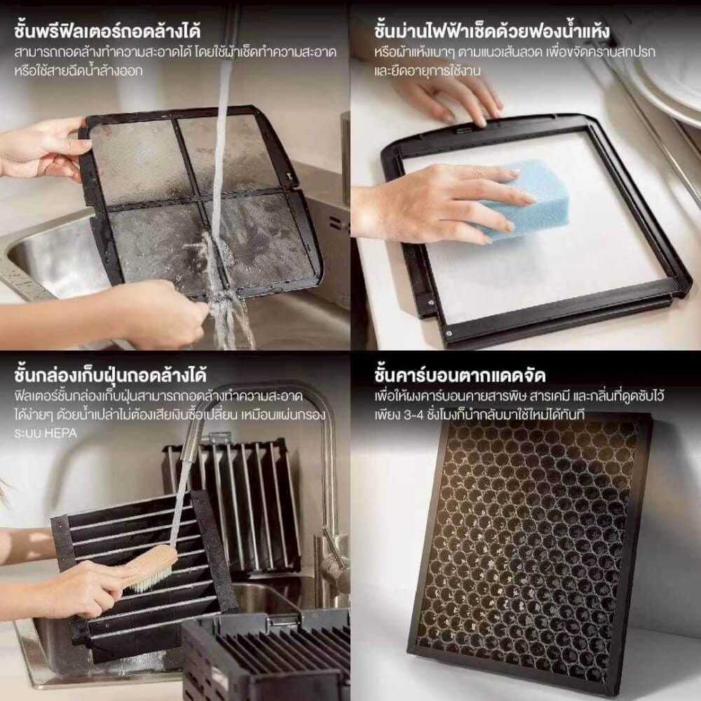 [PRE-ORDER] [แพ็คคู่คุ้มกว่า] เครื่องฟอกอากาศ AIRDOG X3PRO(D) กรองฝุ่น ฆ่าไวรัส กรองขนสัตว์ 15-30ตร.ม + X1 ไม่เกิน 14ตร.ม_6